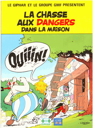 Asterix: chasse aux dangers dans la maison