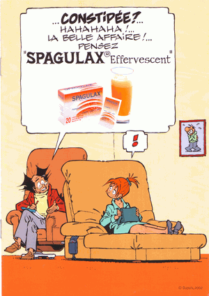 Constipée!...Hahahaha!...La belle affaire!