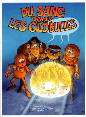 Du sang dans les globulles