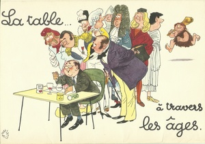 La table à travers les âges - Jean Bellus