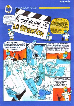 Les conseils de Tip Top: le mal de dos: la prévention