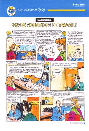 Les conseils de Tip Top: réaménagement: pensez conditions de travail!