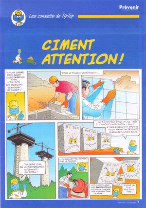 Les conseils de Tip Top: ciment attention!