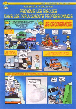 Les conseils de Tip Top: accidents de la circulation