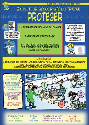 Les conseils de Tip Top: sauveteur secouriste du travail