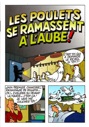 Les poulets se ramasent à l'aube!