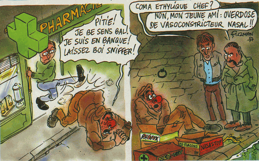 Overdose de vasoconstricteur