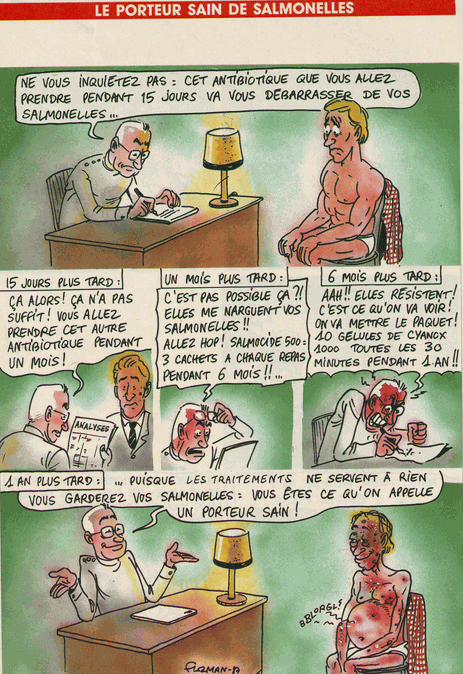 Porteur de salmonelles