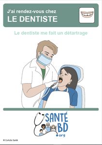 Le dentiste me fait un détartrage